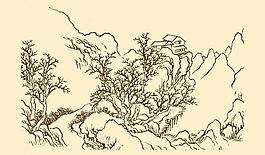 芥子园画谱 山水图片