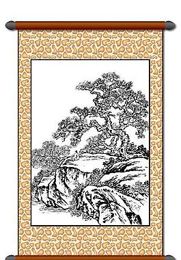 白描 風(fēng)景畫圖片