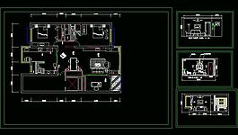 別墅裝修建筑施工圖圖片