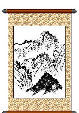 白描 風(fēng)景畫圖片