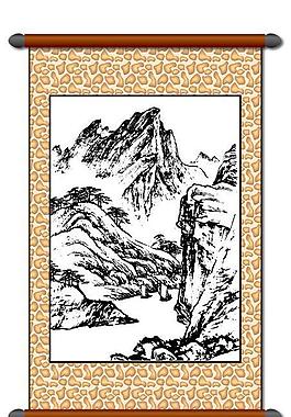 白描 風(fēng)景畫圖片