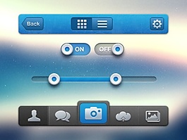 iphone设计 ui素材psd下载