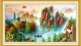 油畫風(fēng)景圖片