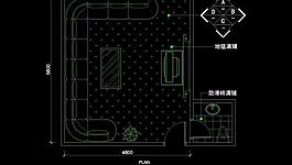 ktv包廂cad設計素材圖片