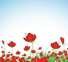 鮮花矢量模板圖片