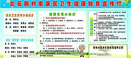 衛(wèi)生健康宣傳欄圖片