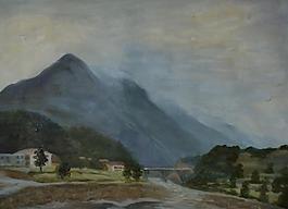 风景油画图片