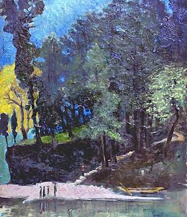風(fēng)景油畫圖片