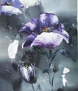 花卉 油畫圖片