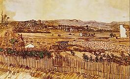 田野油畫圖片