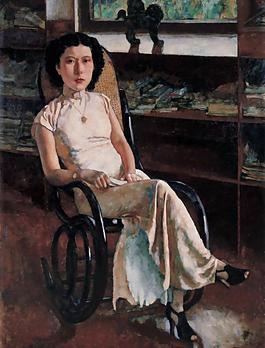 美女油畫(huà)圖片