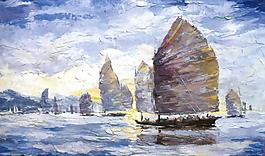 風(fēng)景油畫圖片