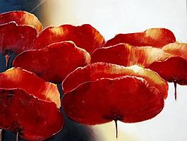 花卉油畫(huà)圖片