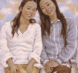 油畫人物圖片