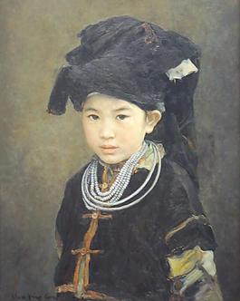 油畫人物圖片
