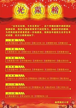 光榮榜圖片