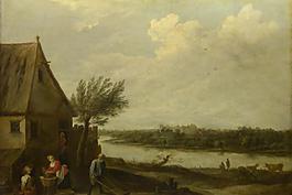 一幢小別墅 河邊 城堡圖片