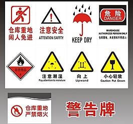 警告牌圖片