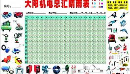 大阳机电晴雨表图片