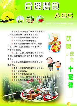 合理膳食图片