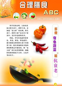 合理膳食图片