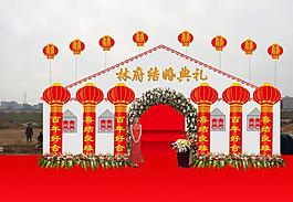 婚慶現場布置圖片
