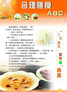 合理膳食图片