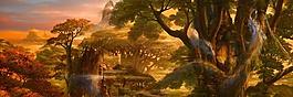 森林圖片