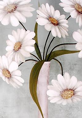 油画 雏菊图片