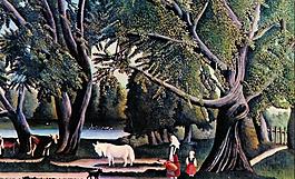 风景油画图片