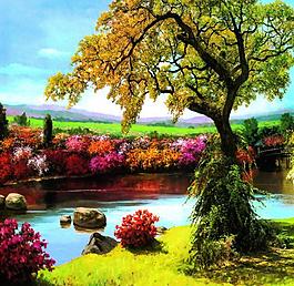 油画风景图片