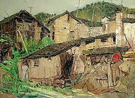 古老山村圖片