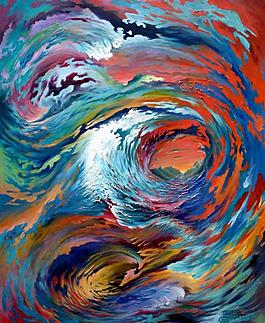 抽象藝術(shù)裝飾畫圖片