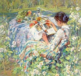 蜀葵花盛開(kāi)的季節(jié)圖片