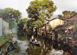 悠悠水鄉(xiāng)路圖片