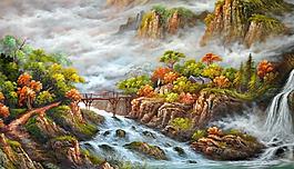 无框画 风景 装饰画 高清图片