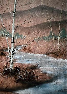 水彩风景画图片
