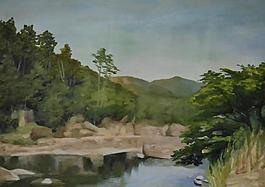 风景油画图片
