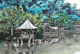 風(fēng)景油畫圖片