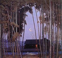 思乡曲 油画图片