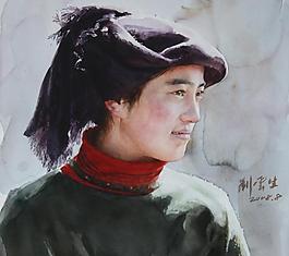 油畫人物圖片