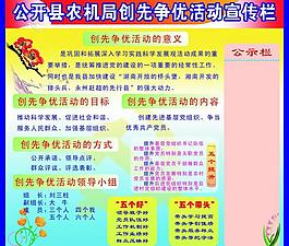 創(chuàng)先爭優(yōu)活動宣傳欄圖片