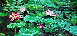 油畫 無框畫 花卉 裝飾畫 高清圖片