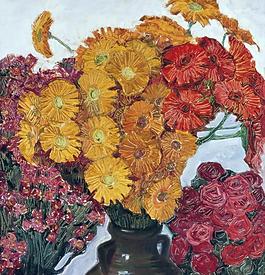 菊花玫瑰图片