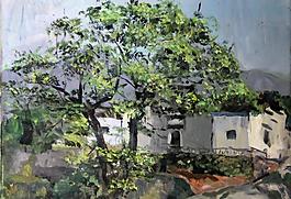 风景油画图片