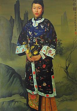 踏歌圖圖片