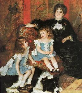 孩子與婦人圖片