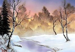 風(fēng)景油畫圖片