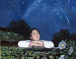 油畫人物圖片