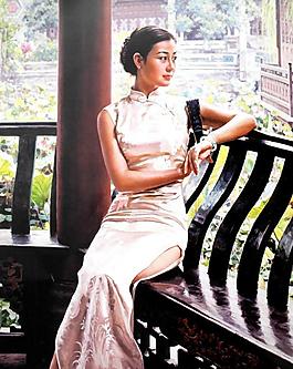 油画人物图片
